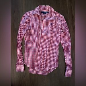 Ralph Lauren Sport Red Gingham Button-down